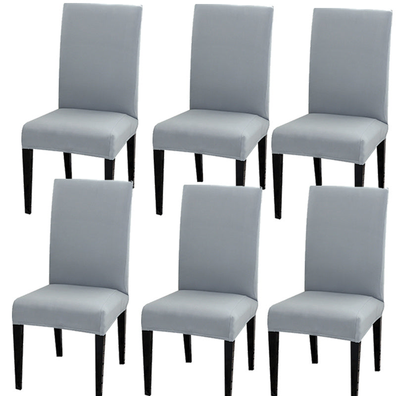 4/6 stretchable dining chair covers - removable, washable seat protector for easy cleaning and decorative style.