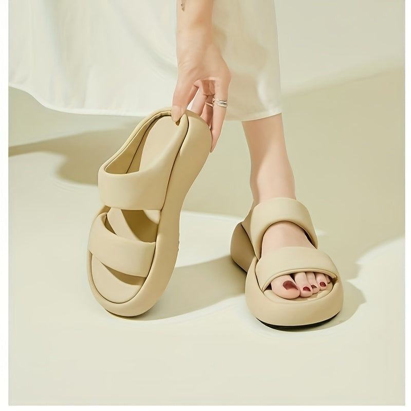 New Japanese and Korean Fashionable Women's Slippers in Elegant Summer Style, Soft and Stylish