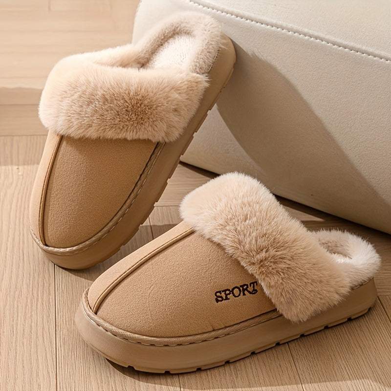 Women's Indoor Slippers with Soft Fabric Upper and EVA Sole, Comfortable for Home