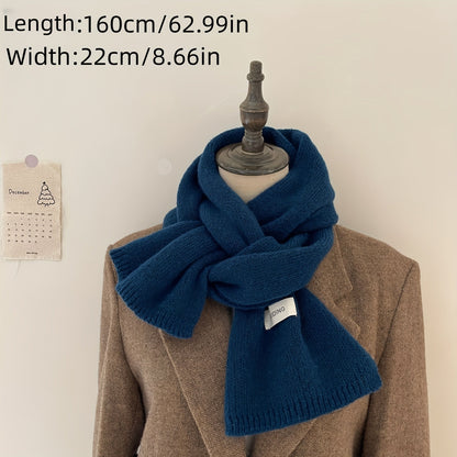 Thick Knit Scarf for Men: Perfect Winter Gift for Him