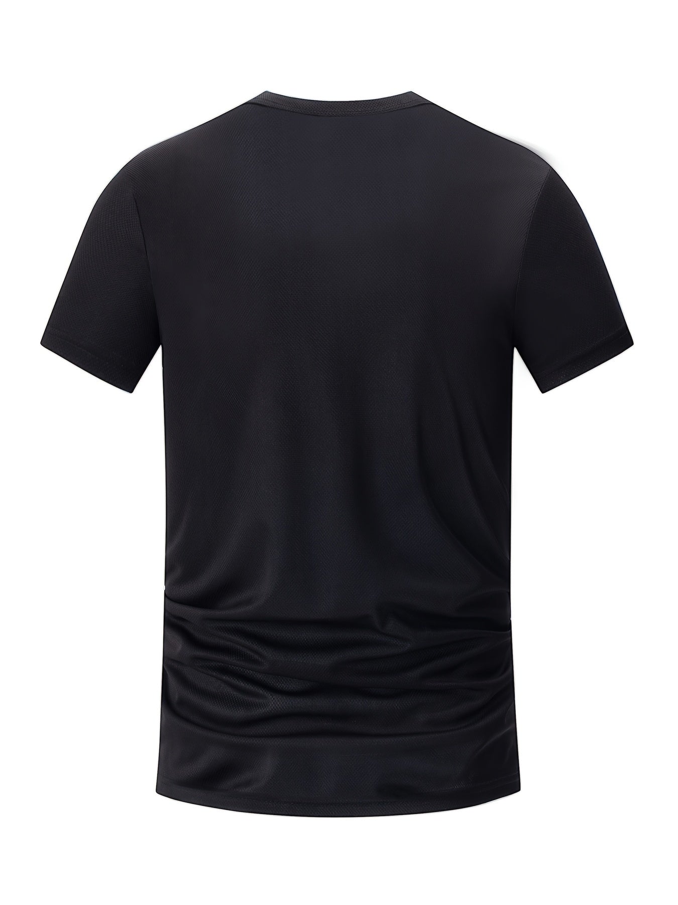 4 Men's Gradient Athletic T-Shirts for Running and Fitness