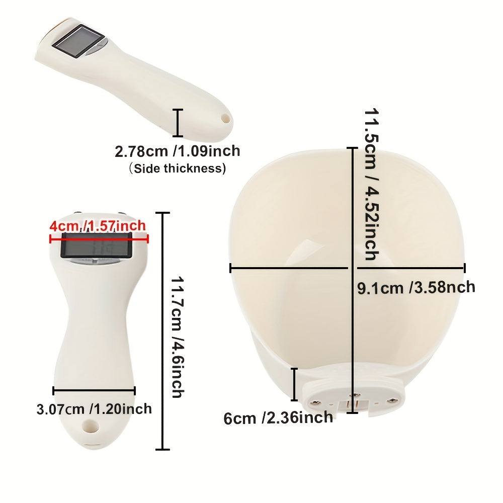 Zennova Digital Measuring Spoon: High Precision, Easy-Clean Kitchen Gadget for Baking & Cooking - Compact Convenience with LCD Display & Button Cell Included