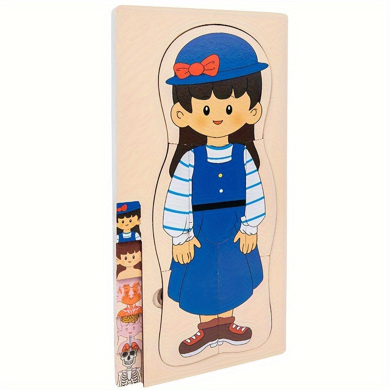 Wooden puzzle educational toy for children, promoting parent-child interaction and the enlightenment of young minds.