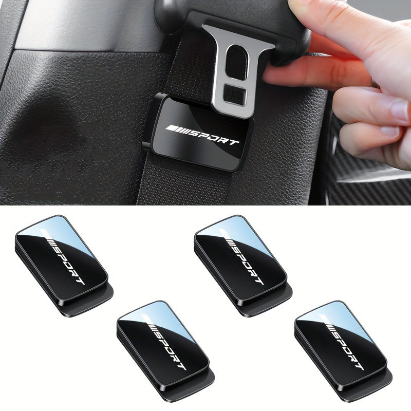 Durable plastic magnetic car seatbelt stabilizer enhances interior safety and comfort for all vehicles.