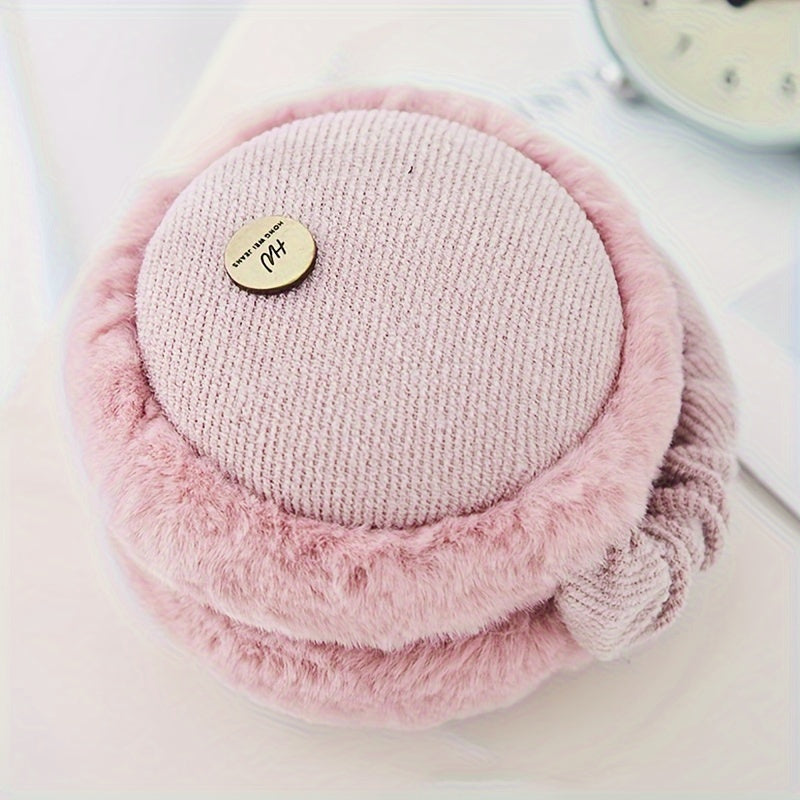 [Top Pick] Stay Warm this Winter with Cozy Plush Ear Warmers, Ideal for Cold Weather Outdoor Activities, Made with Stretchable Polyester Fabric, Hand Wash recommended, Features Ear Flaps for Extra Protection