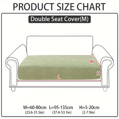 Modern polar fleece jacquard sofa slipcover with elastic band for a fitted look. Machine washable and pet-friendly. Fits sectional, armchair, loveseat, 3-seater, and 4-seater sofas. Includes armrest covers. Great Christmas gift idea.