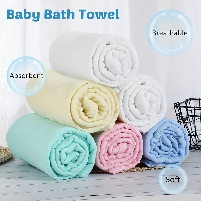 Get 5 soft and absorbent youngsters' bath towels from Bindi Monkey! These ultra-soft towels are woven for both boys and girls, making them the perfect Christmas gift. Available in white, pink, green, blue, and yellow.