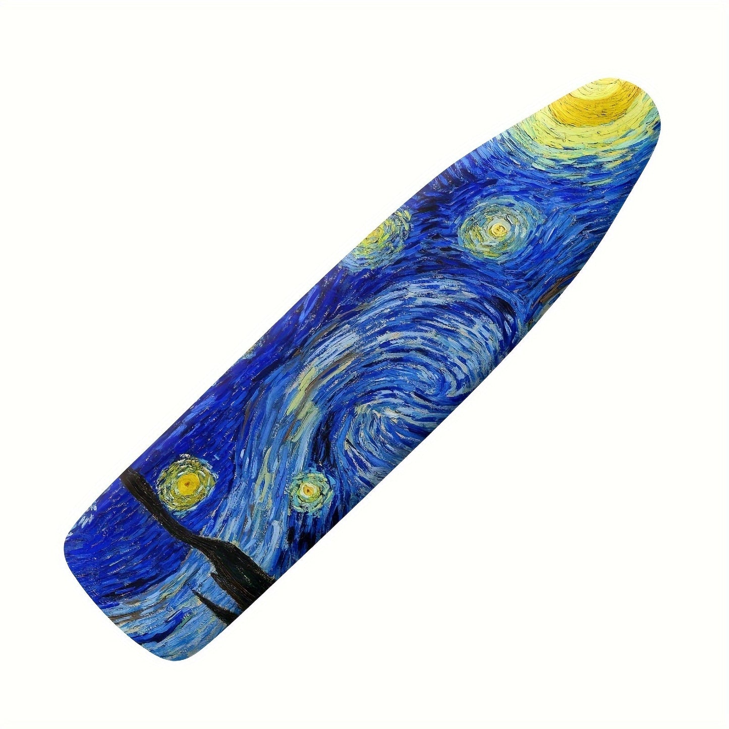 Elastic Ironing Board Cover featuring Van Gogh's Starry Night Art Print, 1-Piece Anti-Stain Protective Dust Cover designed for Standard Ironing Boards