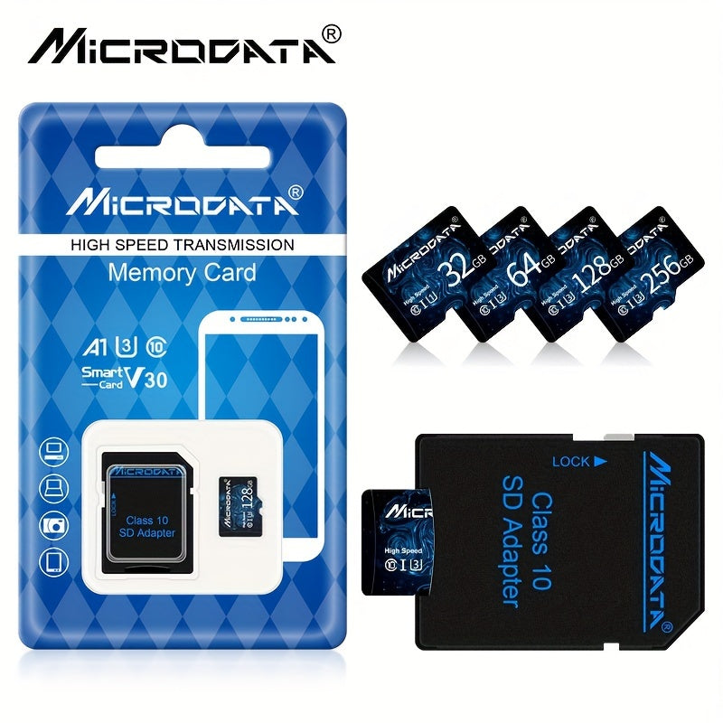 256GB Micro SD Memory Card with Class10 U3 UHS-I for 4K HD; Includes SD Adapter