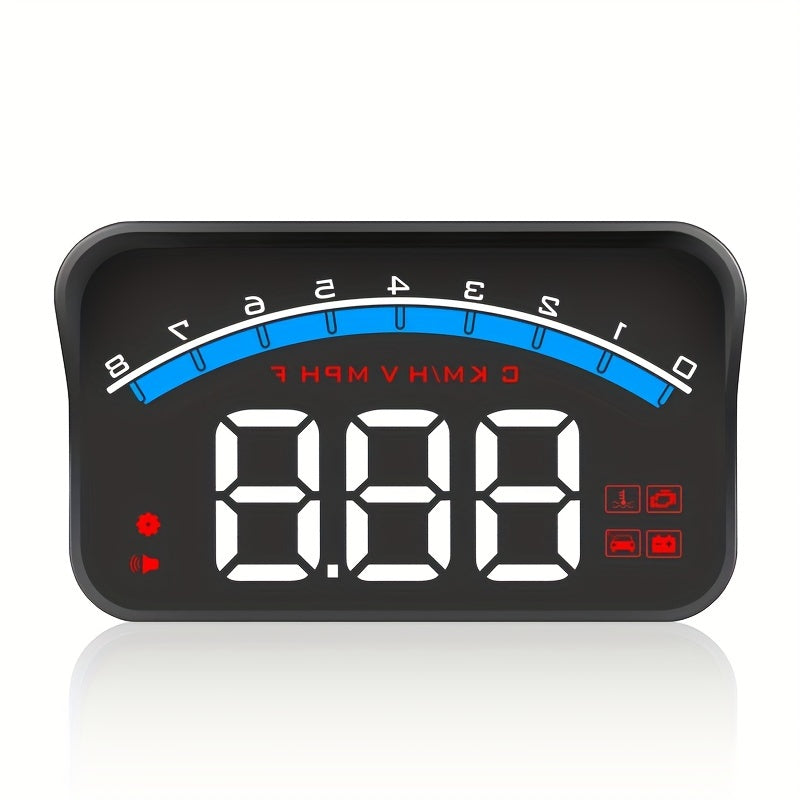 M6S OBD2 Car Projector - Speedometer Head-up Display with Alarm