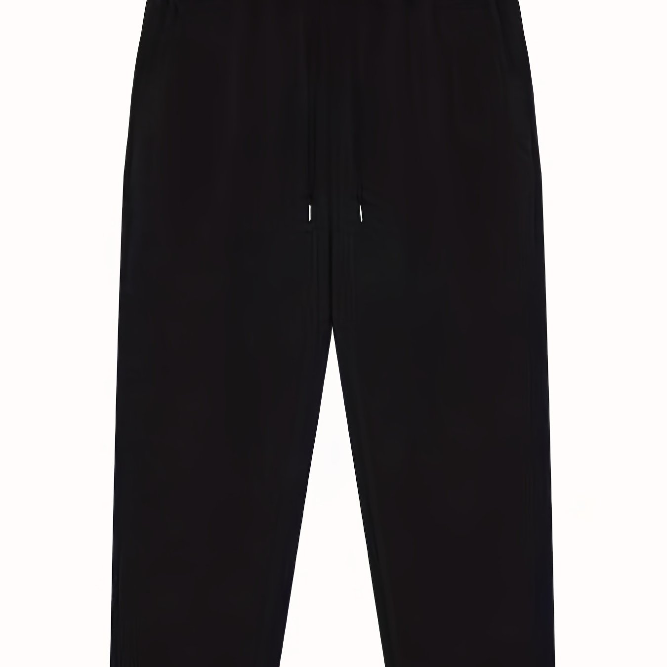 Oversized solid pants for plus size men, perfect for spring/autumn casual sports fashion