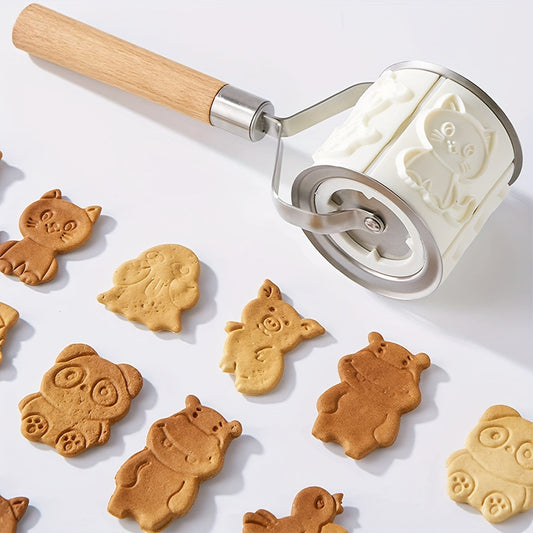 Do It Yourself Cartoon Cookie & Cake Stamp Set - Speedy Press Baking Molds for Playful Designs, Ideal for Cookies, Biscuits, and Sweets - Must-Have Kitchen Tools