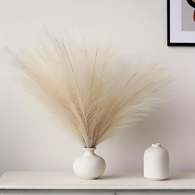 Set of 20 artificial pampas grass stems for home decor, weddings, and holidays. No container included.