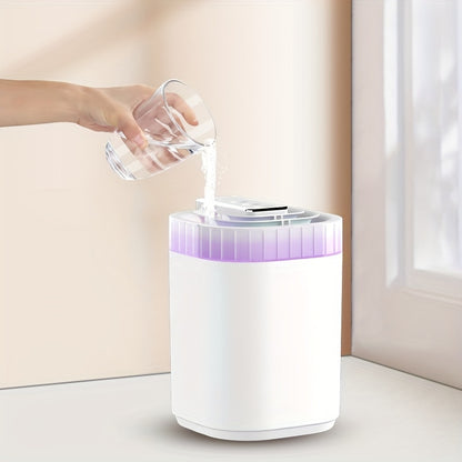 Large capacity 3L Air Humidifier with Soundwave technology, 3 mist outlets, USB-powered, aromatherapy compatible for office and bedroom.