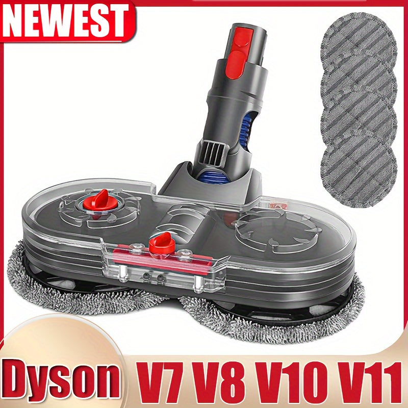 Upgrade your cleaning routine with the Electric Mop Head Brush Attachment. This attachment comes with a water tank and is compatible with V7, V8, V10, and V11 cordless stick vacuum cleaners. The dusting brush is perfect for reaching those hard-to-reach