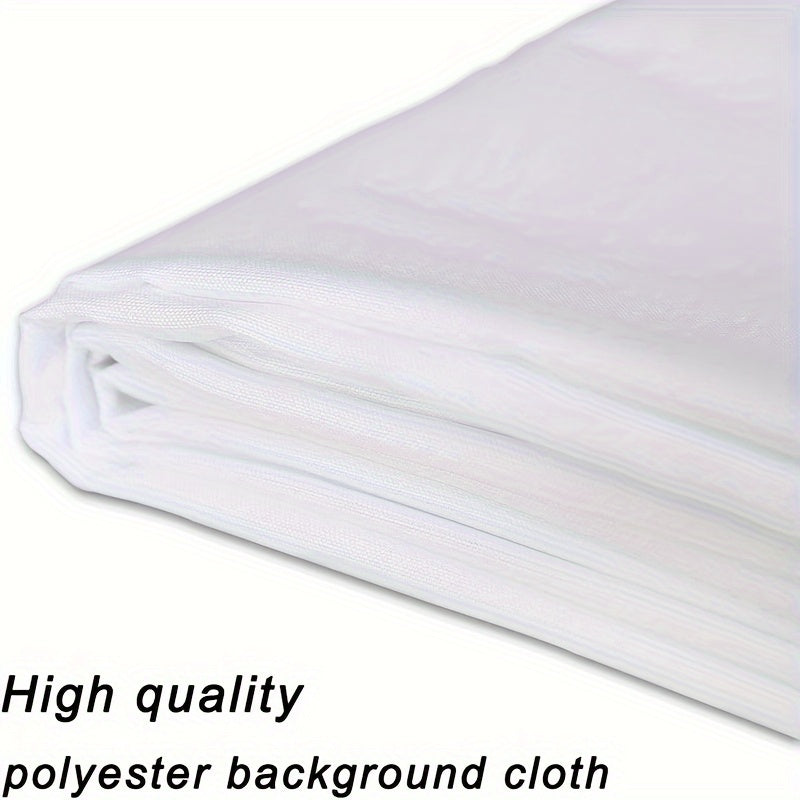 Pristine polyester backdrop ideal for photography booths, photo shoots, video recordings, and party curtains