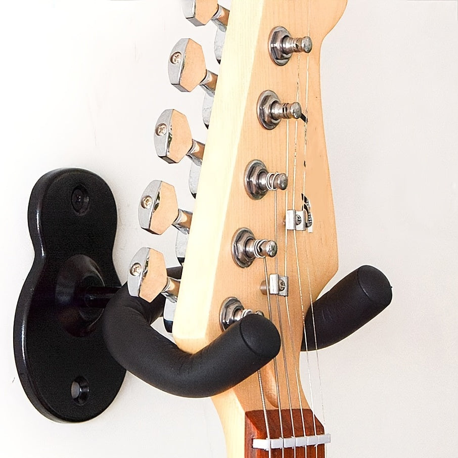 Hang your guitar securely on the wall with this mounted hanger.