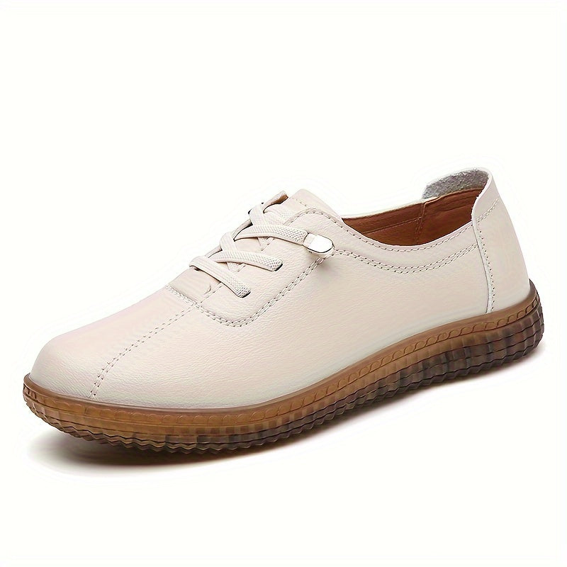 Women's Fashion & Casual Flat Lace-up Oxfords with Durable Sole for Daily Wear