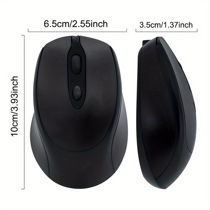 Wireless rechargeable dual-mode mouse for all devices.