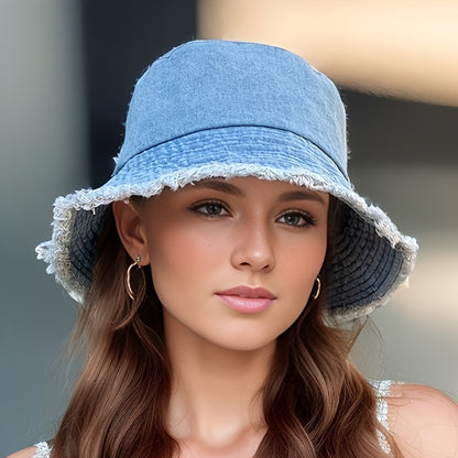 2024 New Spring/Summer Fisherman Hat, Sun Hat, Casual and Fashionable, Travel-friendly, UV Protection.