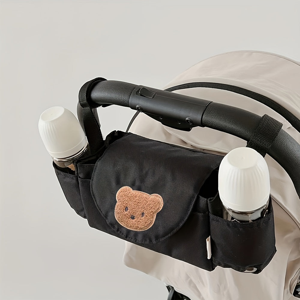 Adorable Hanging Storage Bag for Korean Baby Strollers - Organize Shelf, Store Essentials like Phones, Bottles, and More!