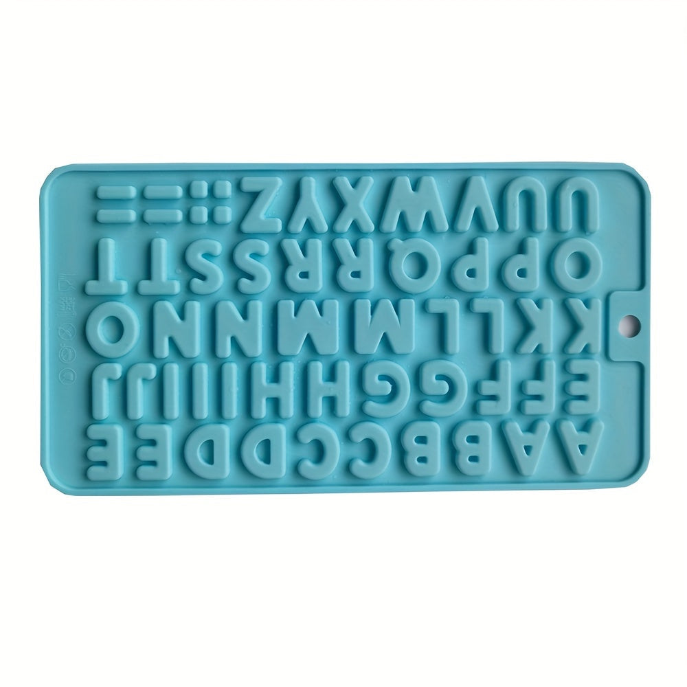 Silicone Alphabet Chocolate Mold - Ideal for DIY Candy Making and Baking, BPA-Free, Essential for Every Kitchen