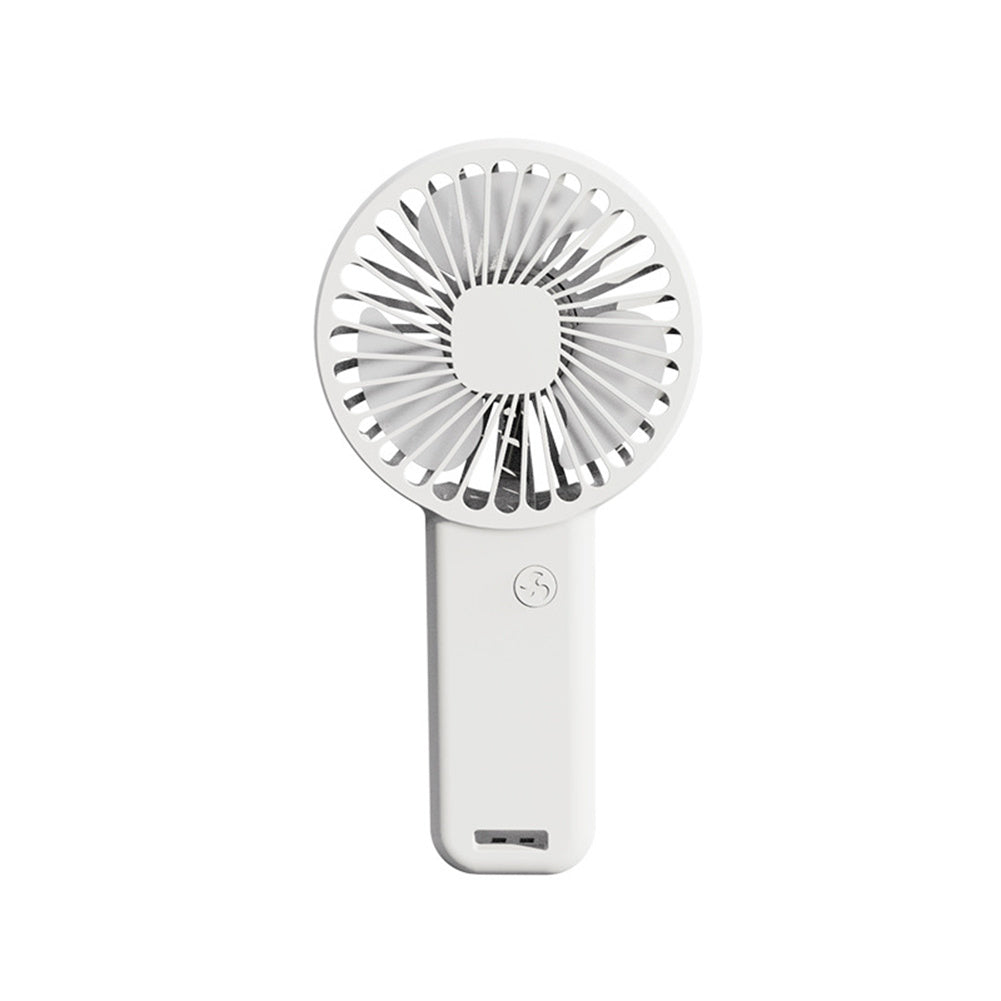 Handheld USB Rechargeable Fan with Low Noise, Perfect for Small Desktops and Eyelash Care