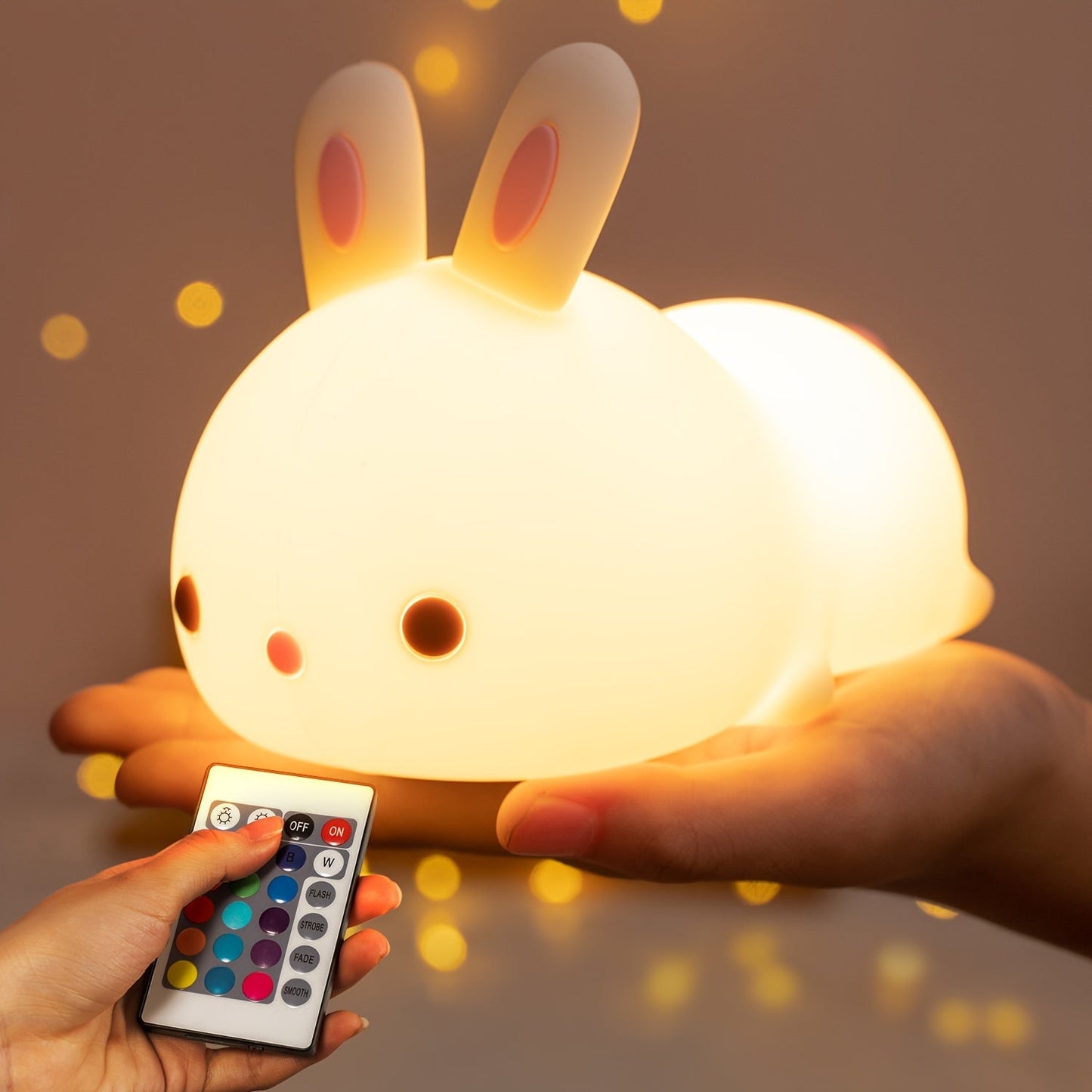 Adorable Bunny Night Light with Remote - Perfect Gift for Teen Girls! 

This rechargeable silicon night light comes in 16 colors and is a great addition to any teen girl's room. It's a cute and practical gift that is sure to be a hit with youngsters who