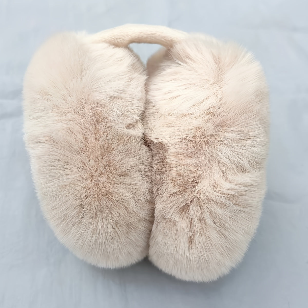 Cozy Foldable Earmuffs in Solid Colors for Winter - Thick, Coldproof, Stretchable Plush Ear Warmers for Women & Men