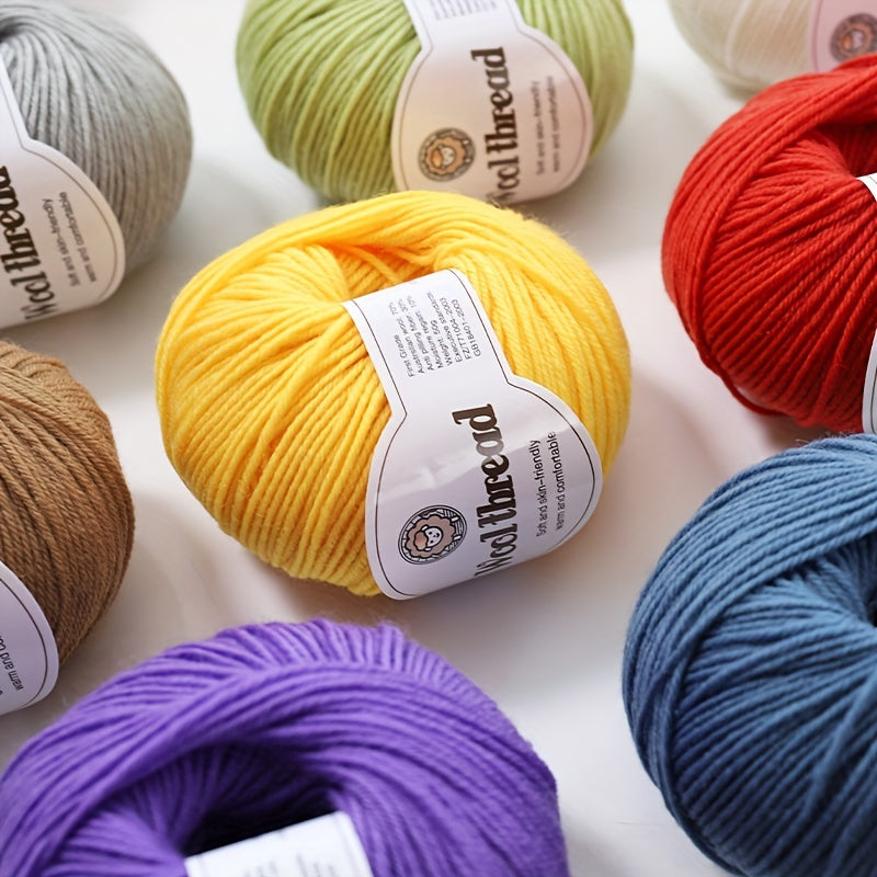 10pcs of high-quality BAYEXY Australian Wool Yarn, perfect for DIY crochet and knitting projects