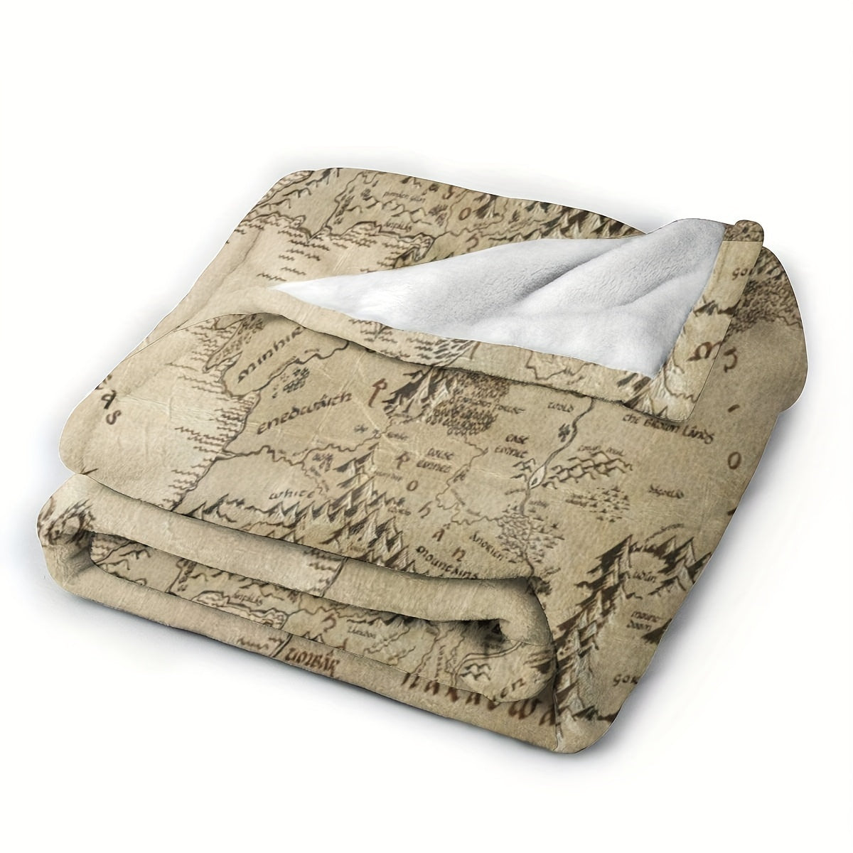 Soft and lightweight, this Middle Earth map throw blanket is a creative addition to your home decor. Perfect for keeping warm and cozy, this durable quilted bed blanket is ultra soft and perfect for snuggling up with.