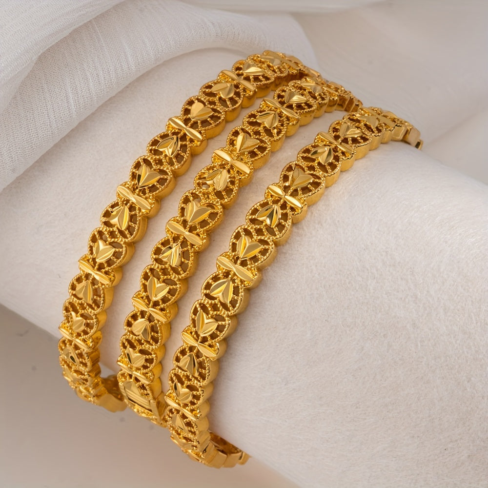 Luxurious Tribal Open Cuff Bracelet for Women, crafted in Copper with a one-of-a-kind Plating, featuring a sophisticated Filigree design that is perfect for both everyday wear and special events. Ideal as a stunning Wedding Jewelry accessory.