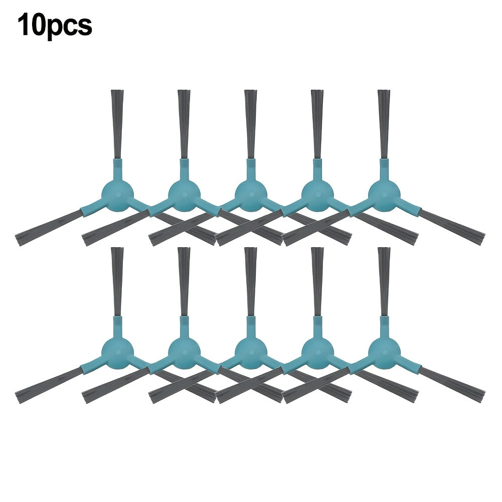 Set of 10 Side Brushes for Conga 2499 Ultra Vacuum - High-Quality Accessories, Made of Long-Lasting Plastic, Compatible with Floor Attachments