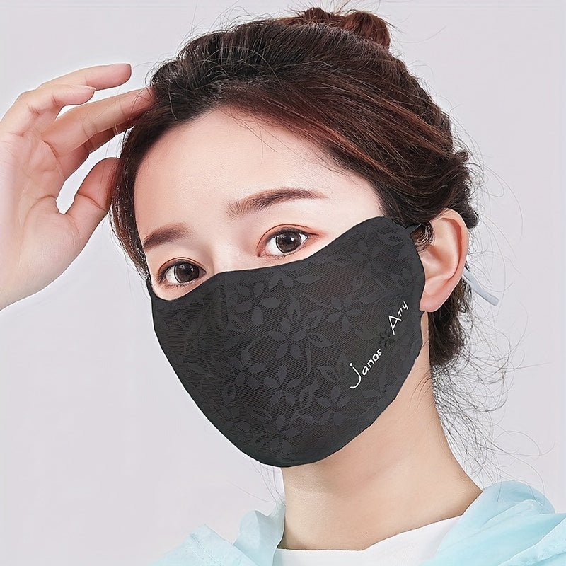 Sun Protection Mask for Women with UV Protection, Breathable Summer Thin Ice Silk Material, Eye Protection Face Mask - Available in 1, 2, 3, 4, or 5 pieces.