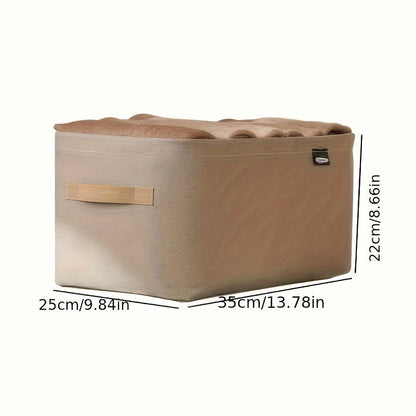 Multifunctional, Durable Storage Box with Convenient Handles - Great for Storing Clothes, Toys, and More, Rectangular Design - Perfect for Organizing Your Home and Kitchen