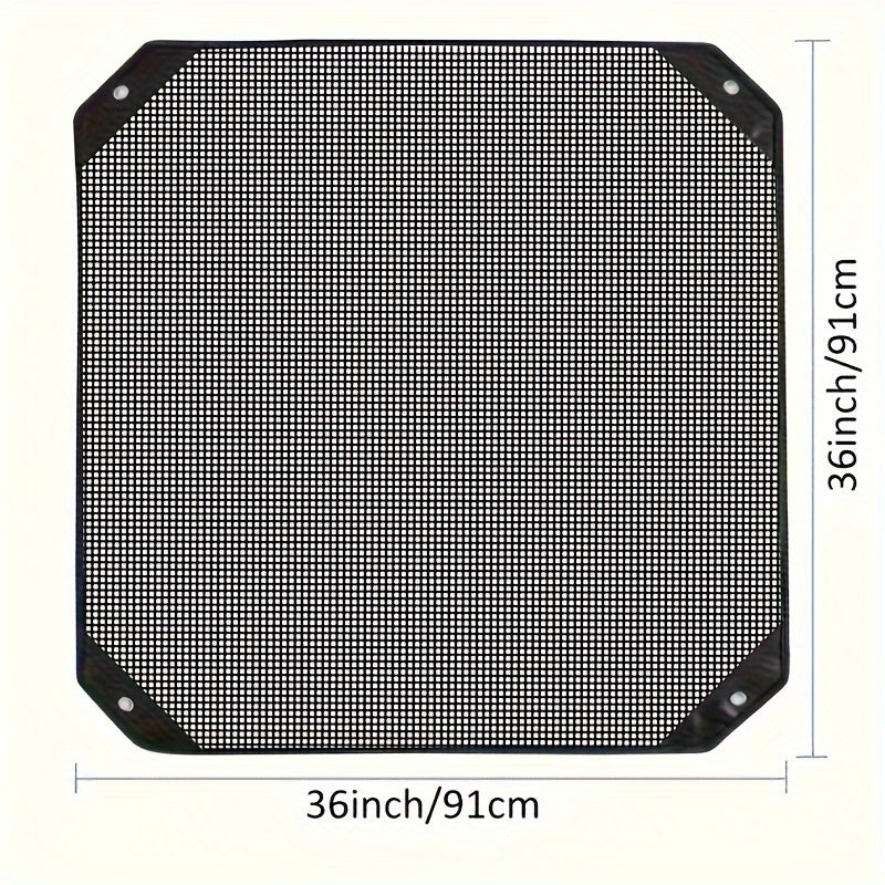 91.44cm x 91.44cm Universal Outdoor AC Cover includes Protective Mesh Screen - Available in Various Sizes (66.04cm x 66.04cm, 71.12cm x 71.12cm, 81.28cm x 81.28cm, 91.44cm x 91.44cm) for Year-Round Protection.