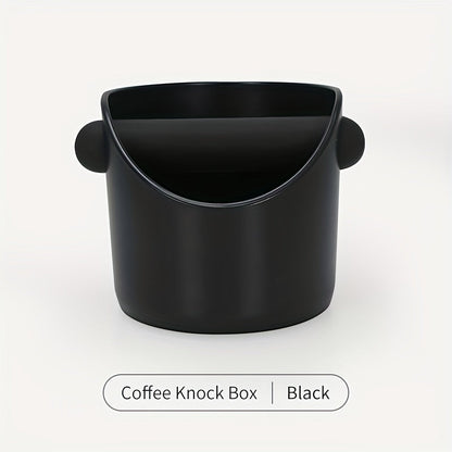 Coffee Knock Box by KISSHOME: Vibrant Espresso Slag Basket Made of ABS Plastic, with Non-Slip Base and Silicone Knocking Rod - Essential Barista Tool for Your Coffee Shop