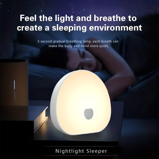 1 piece RGB Sleep White Noise Night Light with Soothing Sound, Touchable Rechargeable LED Night Light, 2 Timers, Color Changing, USB Port for Relaxing Sleep and Better Rest.