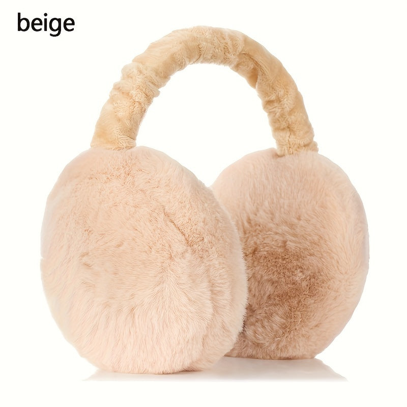 Stay warm and cozy this winter with our plush earmuffs! Made of polyester, these earmuffs are hand wash only and come in a convenient 1-pack. Their foldable design makes them easy to store, while the soft and fuzzy material provides comfortable warmth