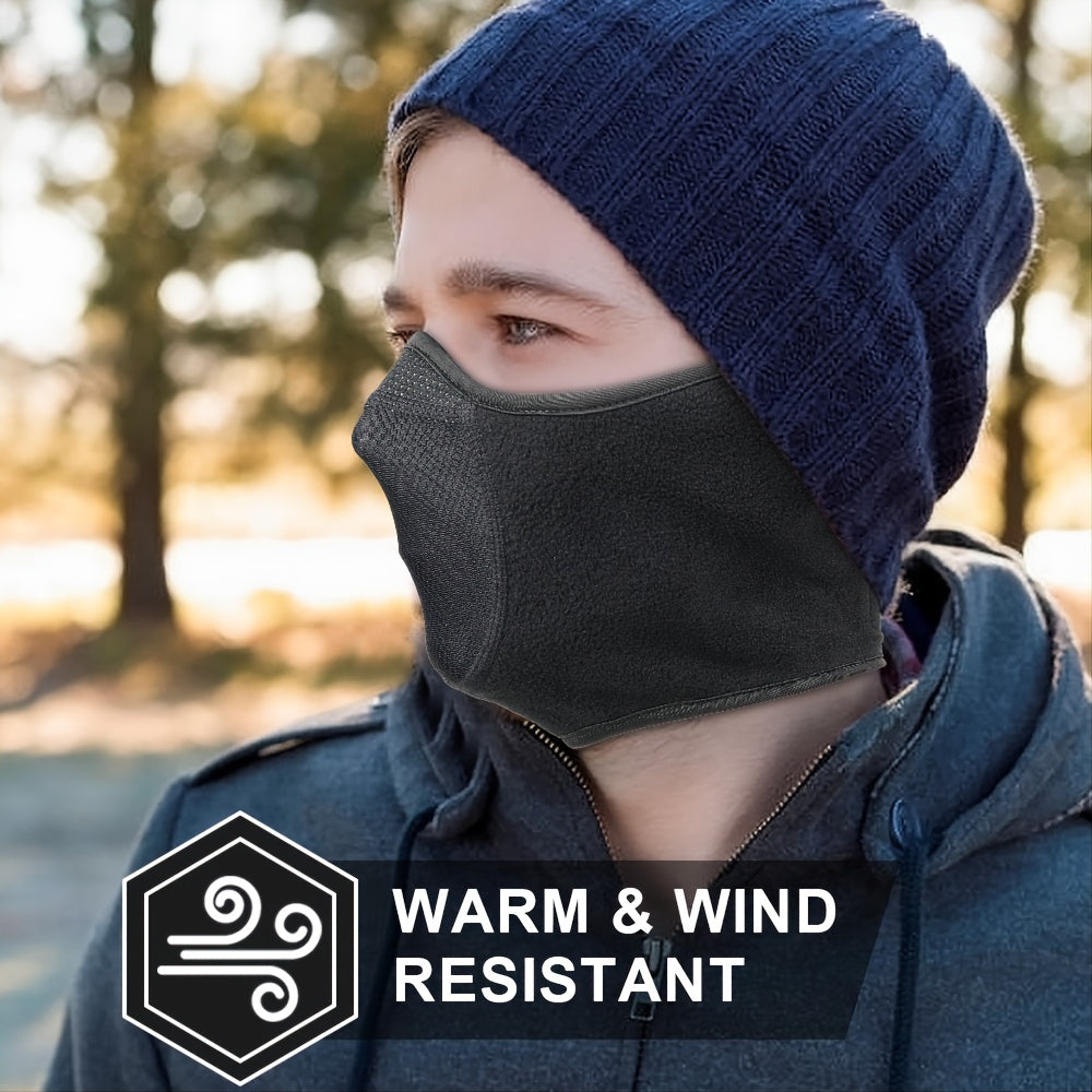 Best-Selling WTACTFUL Men's Winter Face Mask & Scarf with Ear Protection - Ideal for Skiing, Cycling, and Running