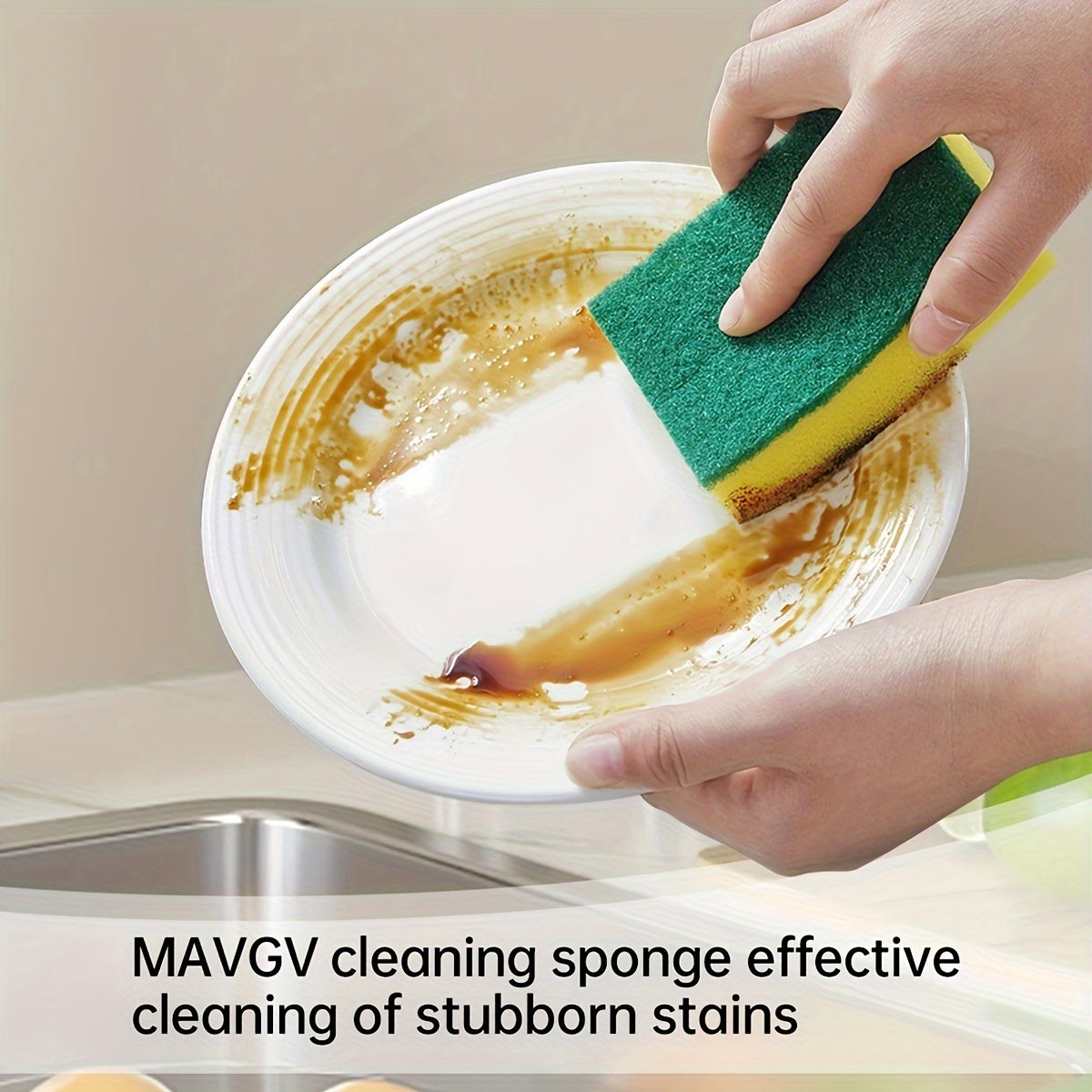 Get your hands on a pack of 50/100/200 Multifunctional Cleaning Sponges. These double-sided scouring pads are perfect for household cleaning, dishwashing, and more. Made with premium materials, these durable non-scratch sponges are super absorbent and