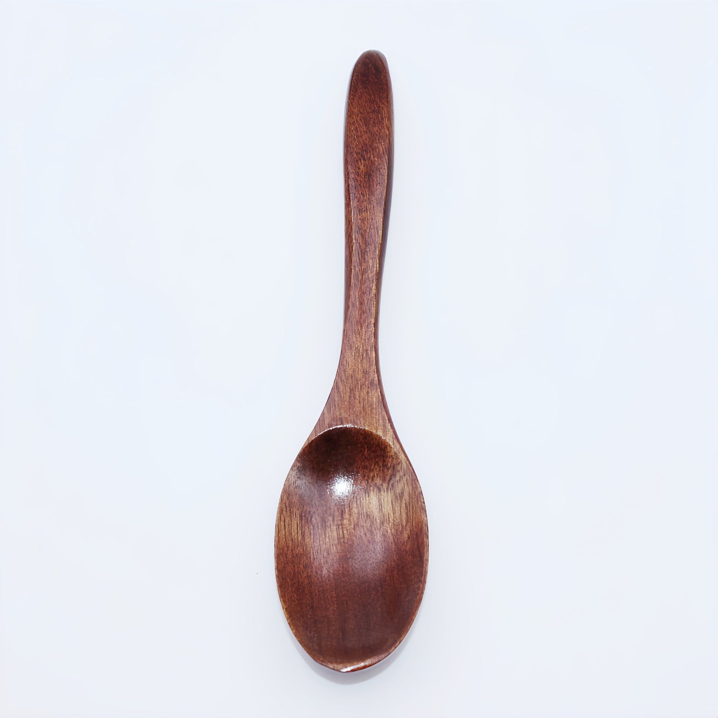 Handcrafted Japanese Solid Wood Spoon - Ideal for Various Uses such as Soup, Porridge, Coffee, Honey, and Desserts - Smooth and Polished Finish - Perfect for Home Cooking