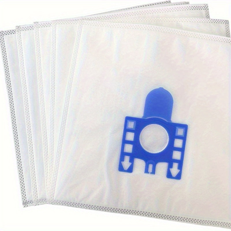 Five high-quality filter bags designed for Miele vacuum cleaners, compatible with Classic C1, Complete C2, C3, and S300-S8000 Series models. An effective and efficient substitute for GN FJM bags.