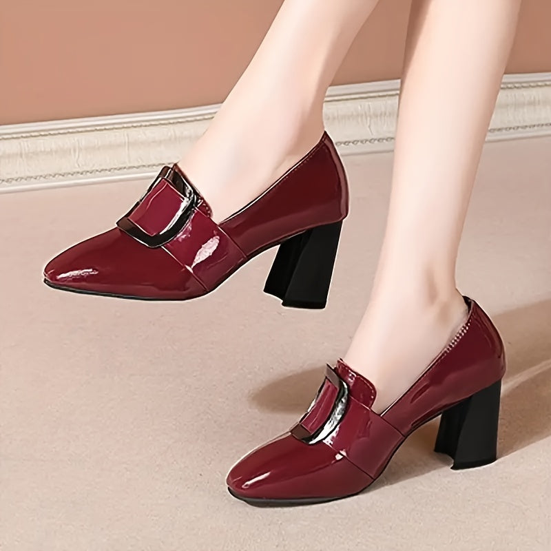 Classic Women's High Heel Pumps in Solid Colors for Formal Wear