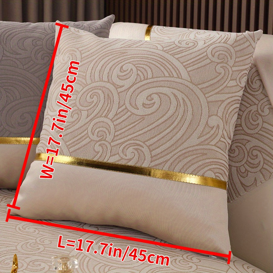 2023 New Chinese Chenille Cloud Pattern Sofa Cover - Full Cover for Four Seasons