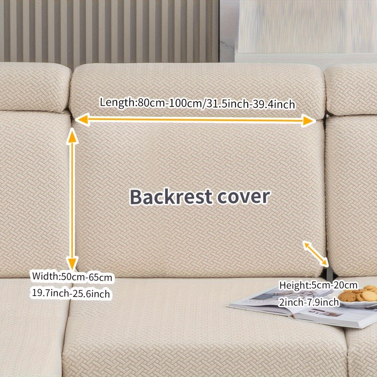 Checkered pattern Polar Fleece sofa cover with Boho style. Stretch fabric makes it easy to install and provides a soft, comfortable slipcover. Protects against stains and pet scratches, suitable for home and RV decoration.