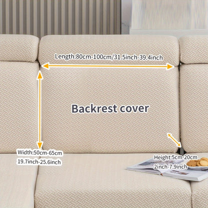 Checkered pattern Polar Fleece sofa cover with Boho style. Stretch fabric makes it easy to install and provides a soft, comfortable slipcover. Protects against stains and pet scratches, suitable for home and RV decoration.