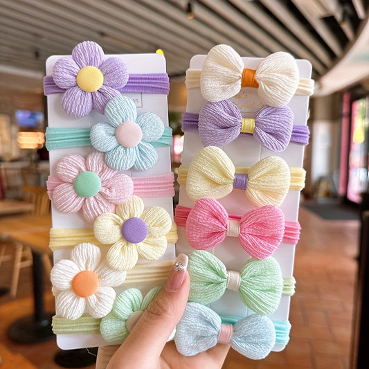 12PCS Cute Flower Bow Hair Accessories for Girls and Women, Perfect Gift Choice