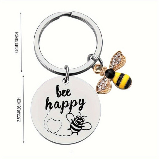 Set of 16 Bee Keychains Perfect for Men, Ideal Bee Gifts for Coworkers, Appreciation Presents, Farewell Gift for Men