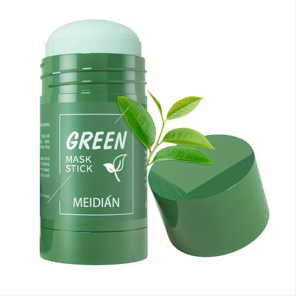 MEDIAN Green Tea Mask Stick - Deeply cleanses and moisturizes skin, suitable for all skin types. Paraben-free, hypoallergenic, and travel-friendly design. Portable beauty product for mask